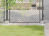 Post Bases Square 12 pcs Silver 46x46 mm Galvanised Steel 42000001