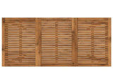Garden Dinner Table Natural 147 x 88.5 x 75 cm 901252