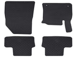 Car Mat 4 pcs Black suitable for CAPTUR 2020- Rubber 42029158