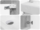 Bathroom Vanity Unit with Tap Grey Sonoma 45.5 x 25.5 x 84 cm 889487