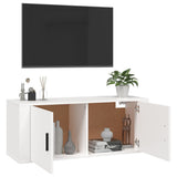 Wall Mounted TV Cabinet White 100x34,5x40 cm 816632