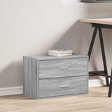 Cabinet with 2 Drawers Grey Sonoma 60x31x40 cm Engineered Wood 858831