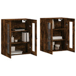 Wall Mounted Cabinets 2 pcs Smoked Oak Engineered Wood 3197974