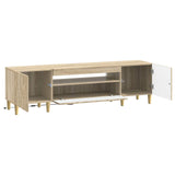 LED TV Cabinet Sonoma Oak Engineered Wood 897127