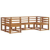 Outdoor Sofa Set 6 pcs Natural Solid Acacia Wood 3366867