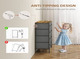 Wood Storage Chest of Drawers 82660244