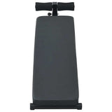 Sit Up Bench Black 124 x 33.5 x 55 cm Powder-Coated Steel 42002575