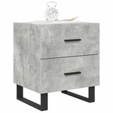 Bedside Cabinets 2 pcs Concrete Grey 40x35x47.5 cm Engineered Wood 827365