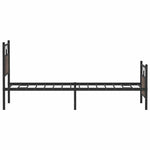 Bed Frame without Mattress Brown Oak 90x190 cm Single Engineered Wood 4106851