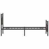 Bed Frame without Mattress Brown Oak 90x190 cm Single Engineered Wood 4106851
