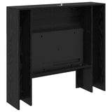 Electric Fireplace Black Oak 100 x 24.5 x 90 cm Engineered wood 8020761