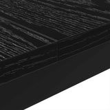 Coffee Table Black Oak 80 x 80 x 45 cm Engineered Wood 892578