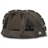 Fishing Tent 4-Person Brown Waterproof 4005318