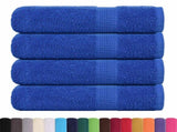 Bath Towels "FROGN" 4 pcs Blue 100x150 cm 360 gsm 136717