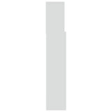 Headboard Cabinet White 180x19x103.5 cm 811880