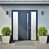 Garden Planters 50x50x50 cm 2 pcs Stainless Steel 851075