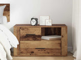 Bedside Cabinet Old Wood 35 x 60 x 50 cm Engineered Wood 881087