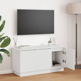 TV Cabinet White 100 x 38 x 49 cm Engineered Wood 869666