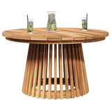 Side Table Brown 70 x 70 x 40 cm Solid Teak Wood 42006350