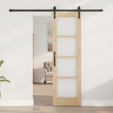 Sliding Door ORKDAL Natural and Black 61 x 198.5 cm 3331845