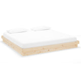Bed Frame without Mattress Solid Wood 200x200 cm 819927