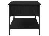 TV Cabinet Set Black Oak 100 x 35 x 45 cm Engineered Wood 862930