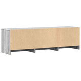 TV Cabinet with LED with LED Grey Sonoma 140 x 34 x 40 cm 3418711