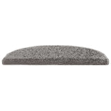 Self-adhesive Stair Mats 15 pcs Grey 80 x 24.5 x 3.5 cm 42038651