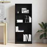 Bookshelf Black Oak 60 x 24 x 143 cm Engineered Wood 862467