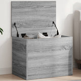 Storage Box Grey Sonoma 60x42x46 cm Engineered Wood 840658