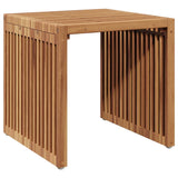 Garden Side Table Brown 45 x 42.5 x 45 cm Solid Teak Wood 42006352