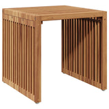 Garden Side Table Brown 45 x 45.5 x 45.5 cm Solid Teak Wood 42006352