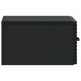 Wall-Mounted Bedside Cabinet 2 pcs Black 34.5 x 33 x 20 cm 898598