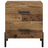 Bedside Cabinet Old Wood 40 x 35 x 47.5 cm Engineered Wood 882025