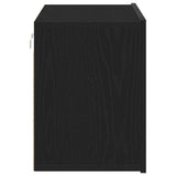 TV Cabinet Black Oak 80x30x41 cm Engineered Wood 862196
