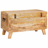Storage Box with Storage 70 x 35 x 40 cm Solid mango wood 4104571