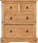 ZNTS Corona 2+2 Drawer Chest 100-102-022