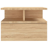 Floating Nightstands 2 pcs Sonoma Oak 40x31x27cm Engineered Wood 800412