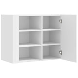 Wall Cabinet White 75x35x60 cm Engineered Wood 848423