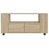 TV Cabinet Sonoma Oak 102x34.5x43 cm Engineered Wood 833745