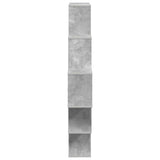 Wall Shelf Concrete Grey 120 x 20 x 136 cm Engineered Wood 8012159