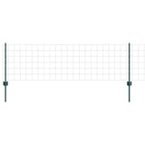 Welded Wire Fence 10 x 0.6 m PVC-Coated Steel Green 3335997