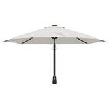 Garden Parasol Sand 248 x 248 x 148 cm Polyester and Steel 42003227