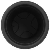 Round Flower Pot 24 pcs Black 30 x 25 cm Plastic 42020296