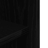 Aquarium Stand Black Oak 75x36x72.5 cm Engineered Wood 862158