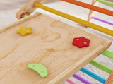 9 in 1 Toddler Climbing Frame with Ramp, Slide, Arch, Ladder, Blackboard for 18-48 Months T3398P422179