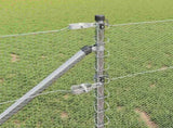 Hexagonal Fence with Post 100 x 0.6 m Galvanised Steel Silver 3353440