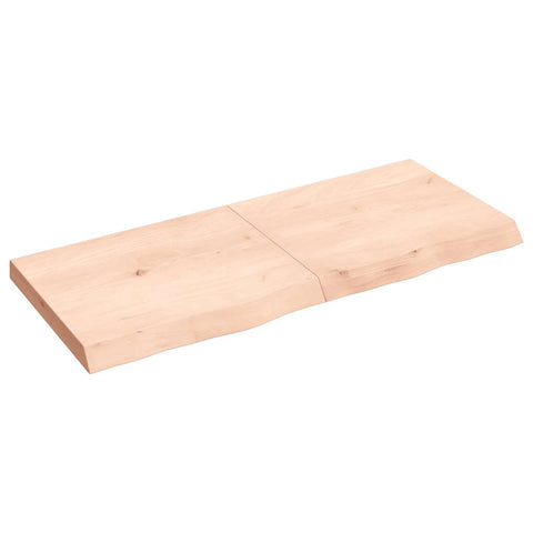 Table Top 120x50x cm Untreated Solid Wood Oak 3156311