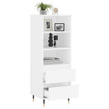 Highboard White 40x36x110 cm Engineered Wood 831500