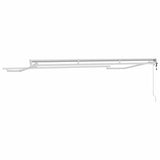Awning Frame Retractable White 3.5 x 2 m Powder-coated Steel 42002533